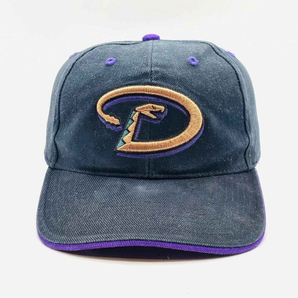 90s VTG ARIZONA DIAMONDBACKS CAP Hat Hook Loop MLB RETRO LOGO Sports Special